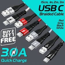 Image of Heavy Duty PD Fast USB Type C Charger Cable Data Sync Charging USB C Interface