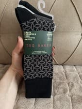 Image of Ted Baker Socks Size 7-11 New Pack Of 3