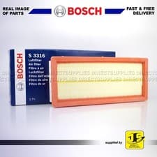 Image of BOSCH AIR FILTER FOR FIAT PANDA PUNTO LANCIA YPSILON 1.2 ZASTAVA 10 1.2 S3316
