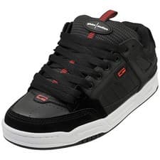 Image of Globe Tilt Prime Mens Skate Trainers in Black Red - 8 UK