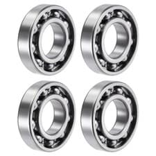 Image of 6207 Deep Groove Ball Bearings 35x72x17mm C3 Open Type Chrome Steel 4pcs