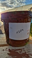 Image of Ronseal One Coat Fence Life Garden Shed & Fence Paint 5L- MEDIUM OAK DAMAGED TUB