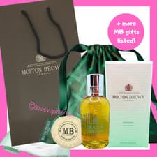 Image of MOLTON BROWN Bushukan EDT 100ml Bath Gel 100ml Cotton Wash Bag Soap Gift Bag Set