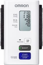 Image of Omron NightView Silent Automatic Wrist Blood Pressure Monitor NEW