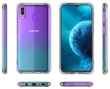 Image of For Samsung Galaxy A21 | Crystal Clear Case Hybrid Corner Protection Cover