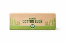 Image of Bamboo Cotton Buds 500 Pack Natural Eco Friendly Plastic Free Swabs