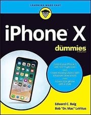 Image of iPhone X For Dummies - Paperback NEW Baig, Edward C. 29/12/2017