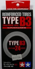 Image of Tamiya Hop Up Options #53705 Reinforced Tires Type B3 24 mm (4 pc)