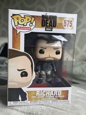 Image of Richard #575 Funko Pop! The Walking Dead Bloody Box See Pics!