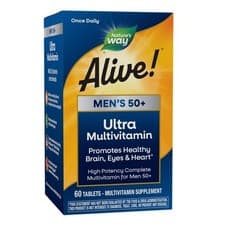 Image of Alive! Men's 50+ Ultra Multivitamin 60 Tabs