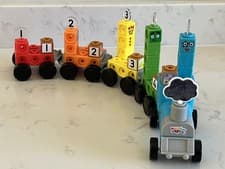Image of CBeebies NumberBlocks Express Train Mathlink Cubes