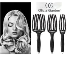 Image of Olivia Garden FingerBrush COMBO Blend of Boar and Nylon Bristles Hair Brush
