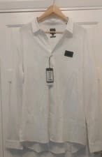 Image of Armani Exchange Men Shirt, White, Regular Fit, Size 2XL