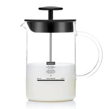Image of BODUM Milk Frother, Black-Glass/ Transparent, 250 Ml