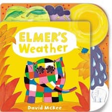 Image of Elmer's Weather: Tabbed Board Book by David McKee (English) Board Book Book