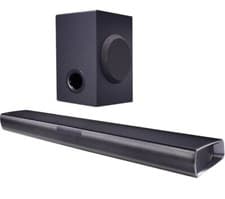 Image of LG SQC1 SOUNDBAR 2.1 160W BLUETOOTH COMPACT WIRELESS SUBWOOFER OPTICAL RRP £179