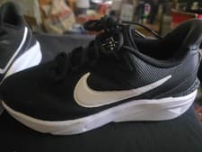 Image of Nike Star Runner 4 NN (GS) Uk 6. BLACK/WHITE