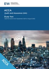 Image of ACCA Audit and Assurance (AA) Study Text - 2021-22 (ACCA - 2021-22)