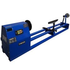 Image of Wood Lathe 1m Wood Turning Variable Speed Work Tailstock with 6 FREE Chisels
