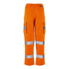 Image of Hi Vis Womens Combat Trousers High Visibility Polycotton Safety Work Viz Pants