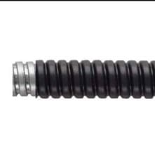 Image of FLEXIBLE CONDUIT METAL PVC COATED 20mm & 25mm - lengths, Adaptors & Saddles.