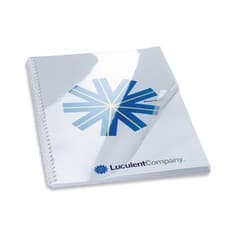 Image of GBC CE013080E HiClear A4 300Micron PVC Binding Covers 100pk