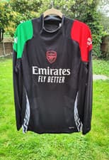 Image of adidas Arsenal FC 24/25 Tiro 24 Pro European Long Sleeve Training Jersey Size L