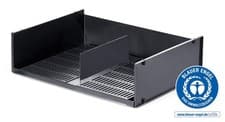 Image of Durable OPTIMO Recycled Plastic Stackable Letter Tray File | A3 & A4 Grey