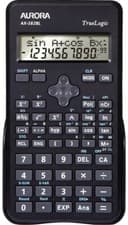 Image of Aurora AX-582BL Scientific TrueLogic Calculator 2 Line Display with Hard Case