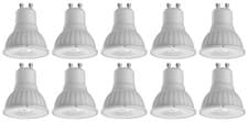 Image of 10 x Megaman 140502 LED GU10 PAR16 Lamps 36° 4000K Cool White Dimmable 3.3W