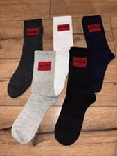Image of Hugo Five Pack Ankle some Socks Size 6-11