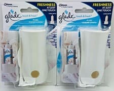 Image of Glade Touch & Fresh Machine Unit & Clean Linen Refill X2