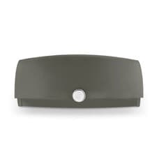 Image of Swan Townhouse Graphite Bread Bin with Roll Top Lid Modern Design SWKA18529GRP