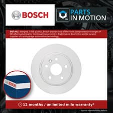 Image of 2x Brake Discs Pair Solid fits VAUXHALL ASTRA K 1.6D Rear 2015 on 264mm Set New