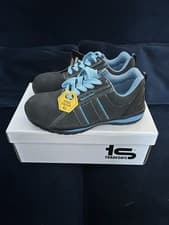 Image of Trade safe Steel Toe Cap Trainers Safety Shoes size 4