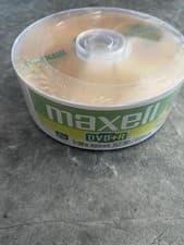 Image of Maxell Recordable DVD+R Blank Disc Set 4.7GB 120mins 25 Pack