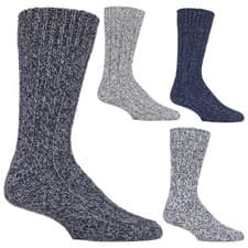 Image of PENNINE WALKER - Mens Knitted Wool Hiking Socks for Walking & Trekking