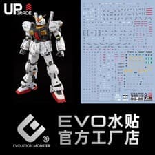 Image of [EVO RG-08] Water Decal for RG 1/144 Gundam Mk-II (A.E.U.G.) (Flouorescence)