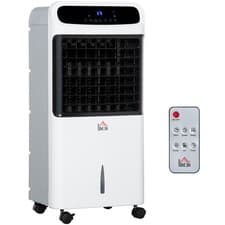 Image of HOMCOM Mobile Air Cooler, Evaporative Ice Cooling Fan Humidifier Unit
