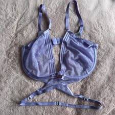 Image of Ann Summers The Devoted Fuller Bust Non Pad Lilac Plunge Bra Size 34DD - BNWOT
