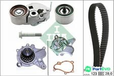 Image of SCHAEFFLER INA WATER PUMP & TIMING BELT KIT 530054231 FOR HYUNDAI KIA
