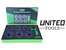 Image of Wheel Stud Cleaner Wheel Hub Resurfacing Kit Portable Rust Remover