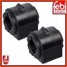 Image of Front Anti Roll Bar Bush x2 Febi 107461 For Lincoln MKC Volvo V40 MK2 31317247