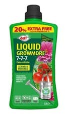 Image of Doff Liquid Growmore Concentrate Plant Feed - Seaweed enriched - 1.2L