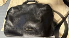 Image of TED BAKER EMILY SOFT LEATHER BAG BLACK RRP £189