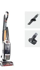 Image of Shark Classic Anti Hair Wrap Upright Vacuum Cleaner - White/Orange (NZ801UK)