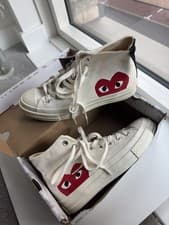 Image of Converse Play Comme des Garçons Shoes,  Size UK 7