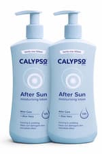 Image of 2x Calypso After Sun Moisturising Lotion Family Size 500ml Soothing Skin Care