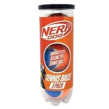 Image of Nerf Dog Standard NON-Squeak Tennis Balls Highly Visible Fetch Toy - 3 Pack