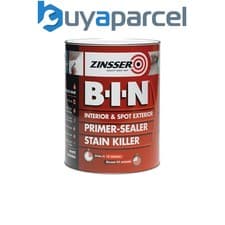 Image of Zinsser ZN7020001C1 B.I.N® Primer, Sealer & Stain Killer Paint White 2.5 litre Z